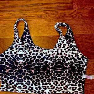 cheetah bathing suit top
